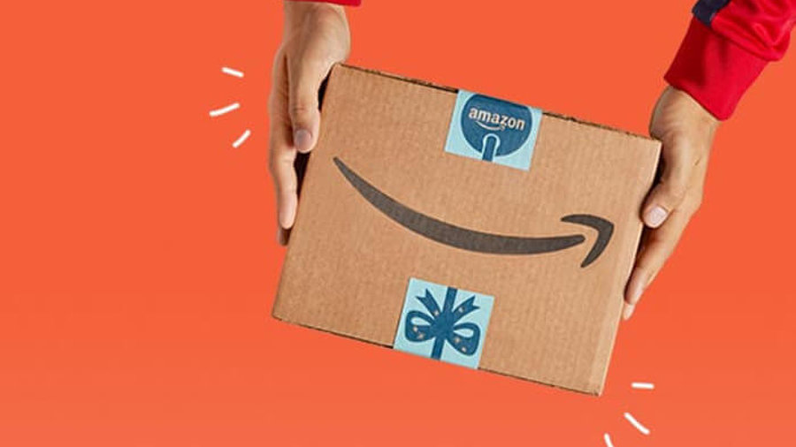 Screenshot, Cyber Monday Banner auf der Website von Amazon