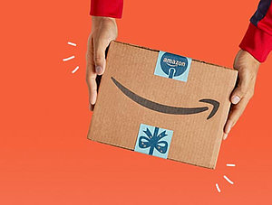 Screenshot, Cyber Monday Banner auf der Website von Amazon