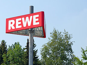 Rewe Schild