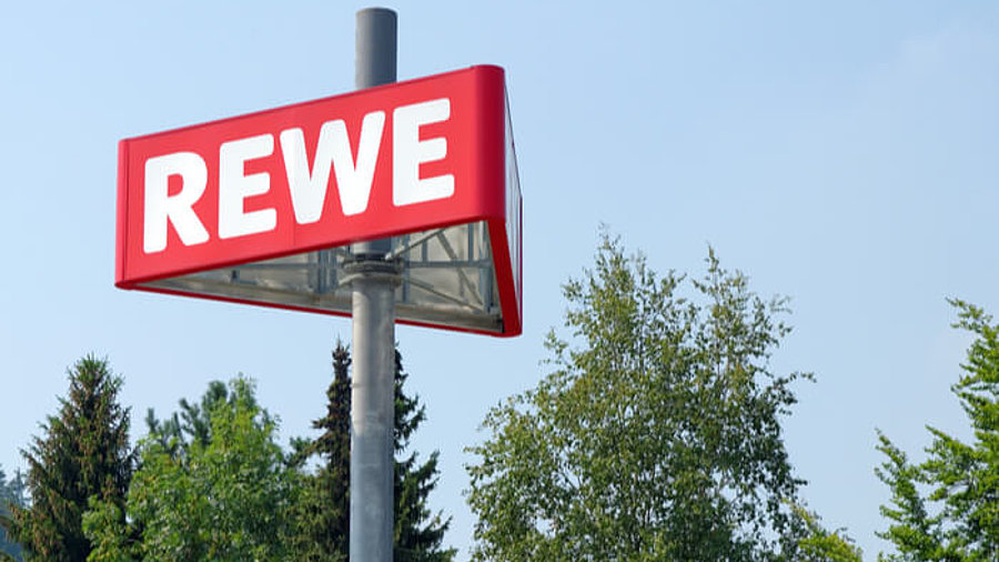 Rewe Schild