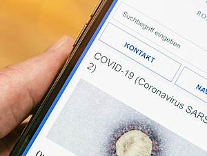 RKI auf Smartphone