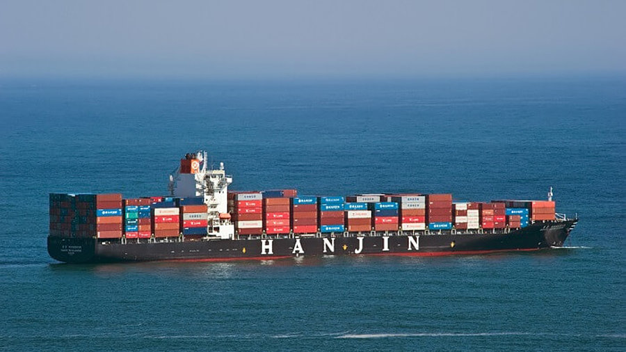 Hanjin Containerschiff