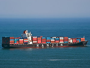 Hanjin Containerschiff