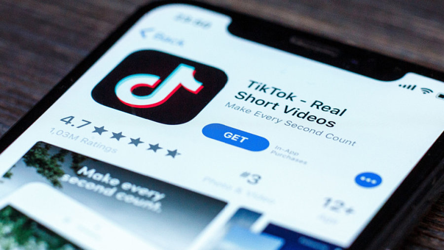 TikTok auf Smartphone