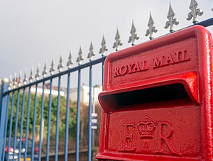 Briefkasten der Royal Mail