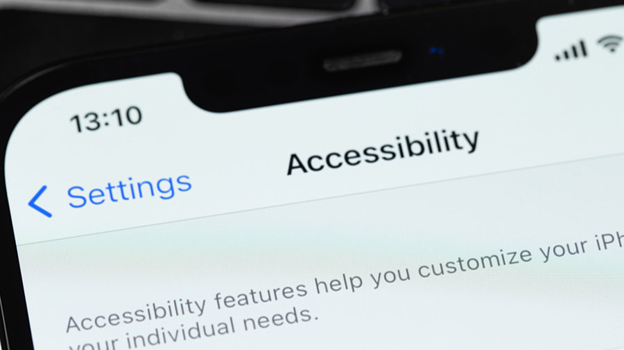 Apple Accessibilty-Einstellungen auf iPhone