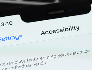 Apple Accessibilty-Einstellungen auf iPhone