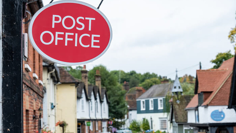 Post Office Schild