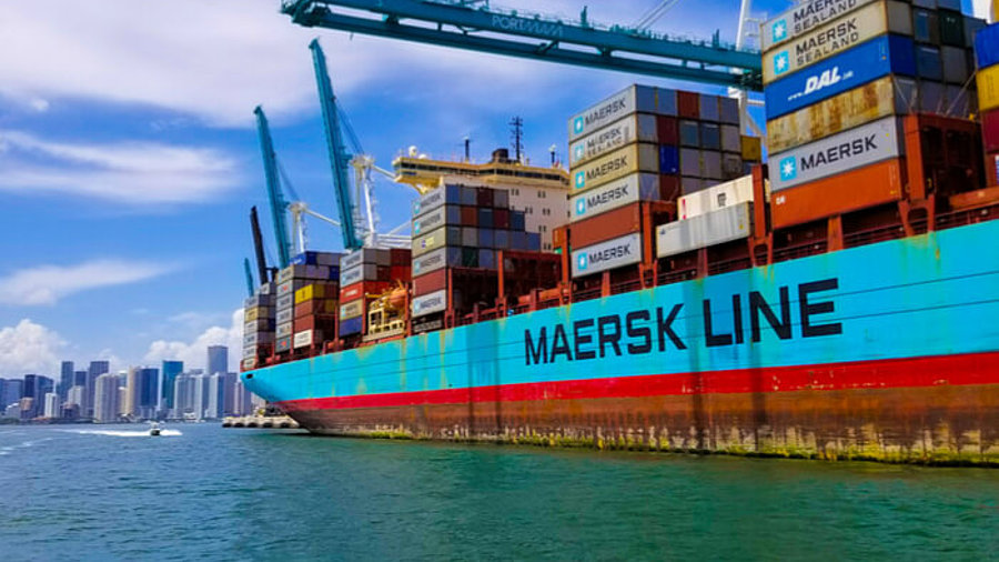 Maersk Schiff