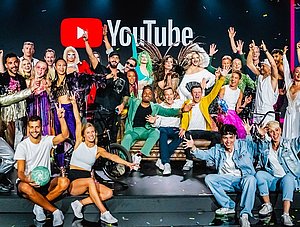 Creator:innen auf dem YouTube-Festival 2023