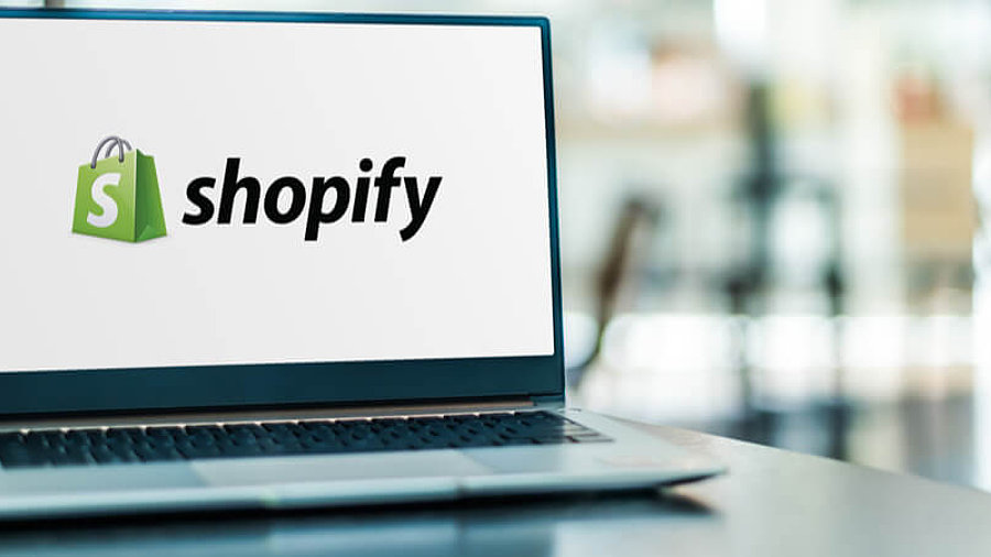 Shopify Logo auf PC