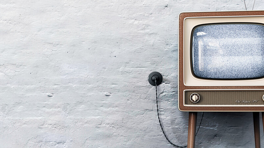 Fernseher im Retro-Style