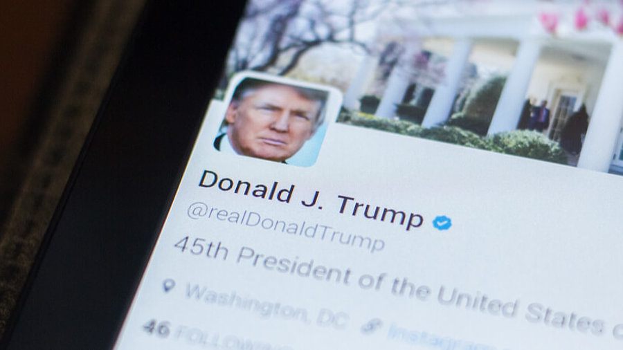Twitter-Profil von Donald Trump