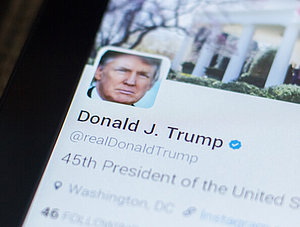 Twitter-Profil von Donald Trump