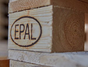 EPAL Logo auf Europalette