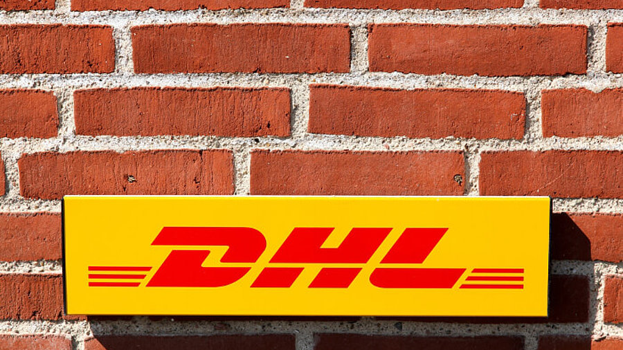 DHL-Schriftzug