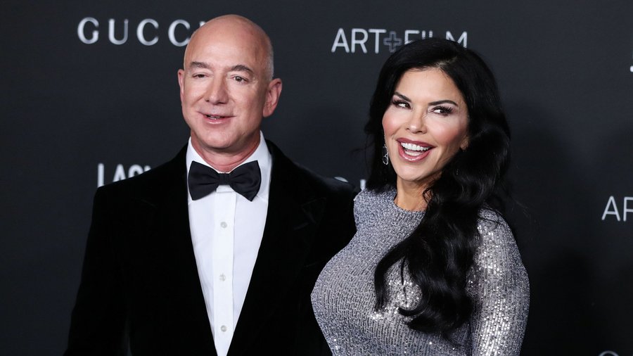 Amazon-Gründer Jeff Bezos mit seiner Lebensgefährtin Lauren Sanchez