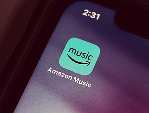 Amazon-Musik-App auf einem Smartphone