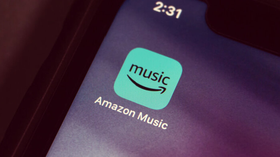 Amazon-Musik-App auf einem Smartphone