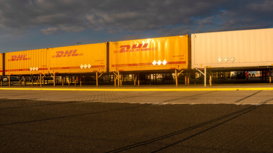 DHL Container Frachtgeschäft