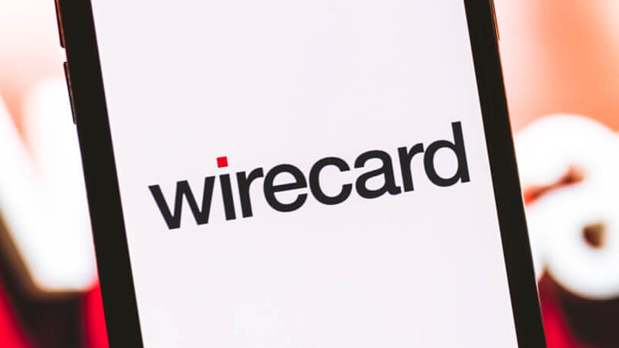 Wirecard-Logo auf einem Smartphone