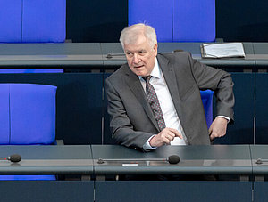 Innenminister Horst Seehofer im Bundestag