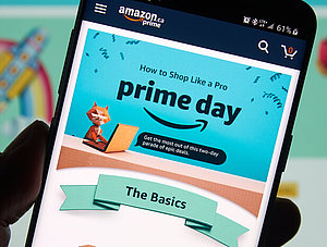 Amazon Prime Day auf einem Smartphone