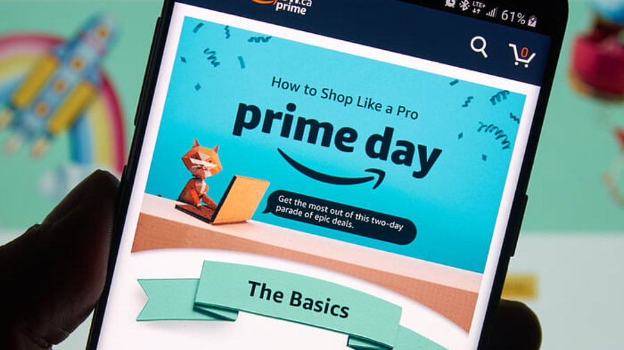 Amazon Prime Day auf einem Smartphone