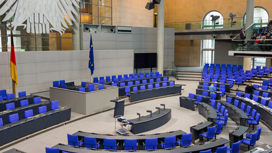 Plenarsaal Deutscher Bundestag