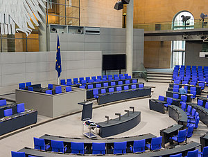 Plenarsaal Deutscher Bundestag