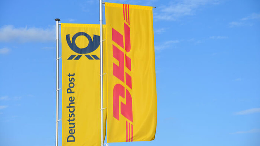 Fahnen Deutsche Post DHL