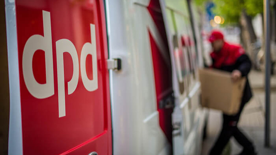 DPD Zustellungswagen