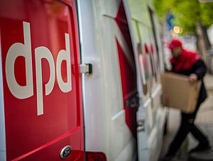 DPD Zustellungswagen