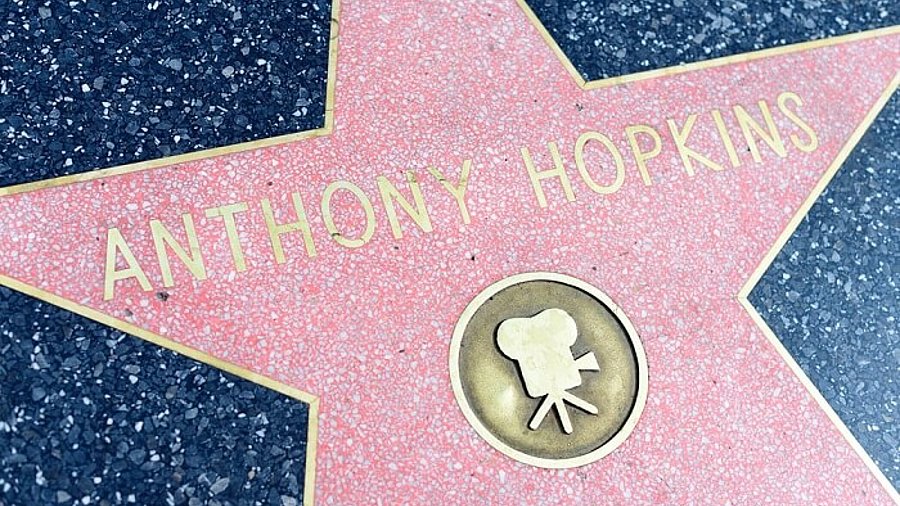 Anthony Hopkins auf dem Walk of Fame