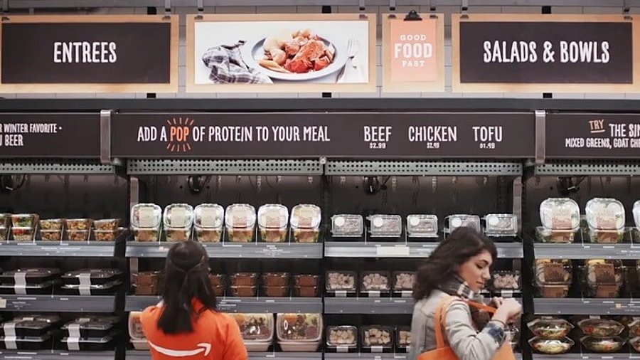 Amazon Go Salatbar