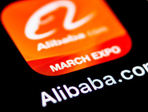 Logo des chinesischen Online-Riesen Alibaba