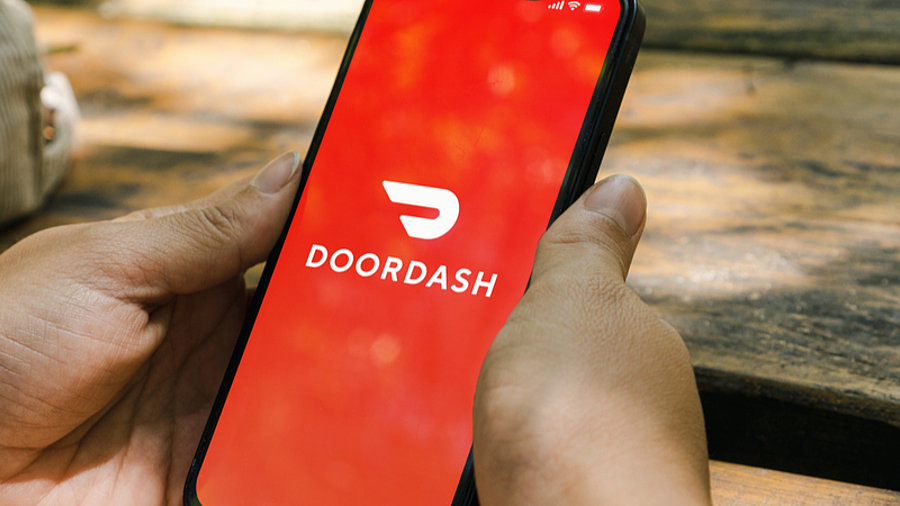 Doordash auf einem Smartphone