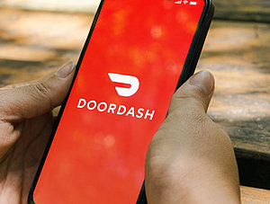 Doordash auf einem Smartphone