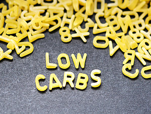 Buchstabennudeln mit Low Carb