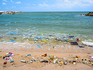 Müll am Strand