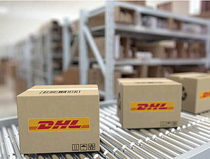 DHL Pakete Fördreband