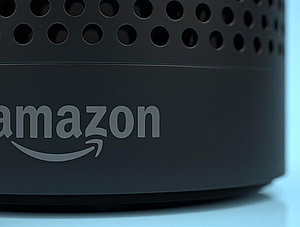 Nahaufnahme vom Amazon Echo