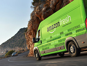 Amazon Fresh Liefertruck