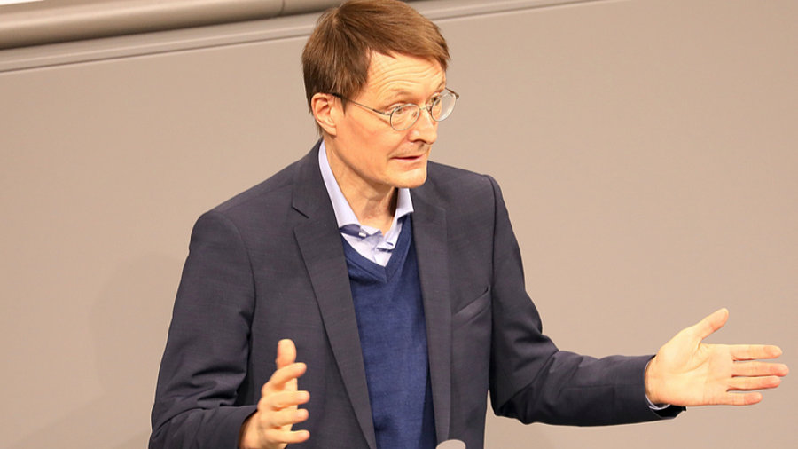 Karl Lauterbach im Bundestag