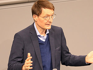 Karl Lauterbach im Bundestag