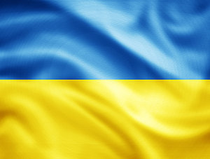 Ukrainische Flagge