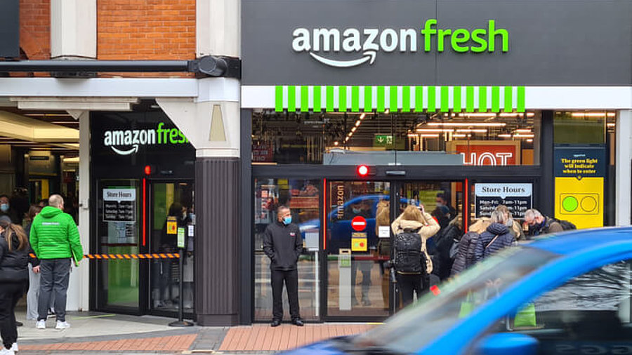 Amazon eröffnet seinen ersten Amazon Fresh Store außerhalb der USA in London, Großbritannien