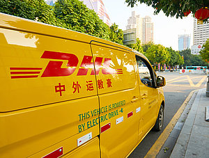 DHL-Auto in Shenzhen, China