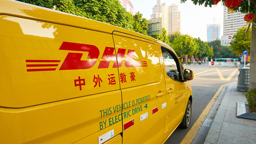 DHL-Auto in Shenzhen, China