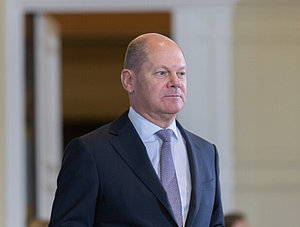 Bundeskanzler Olaf Scholz (SPD)